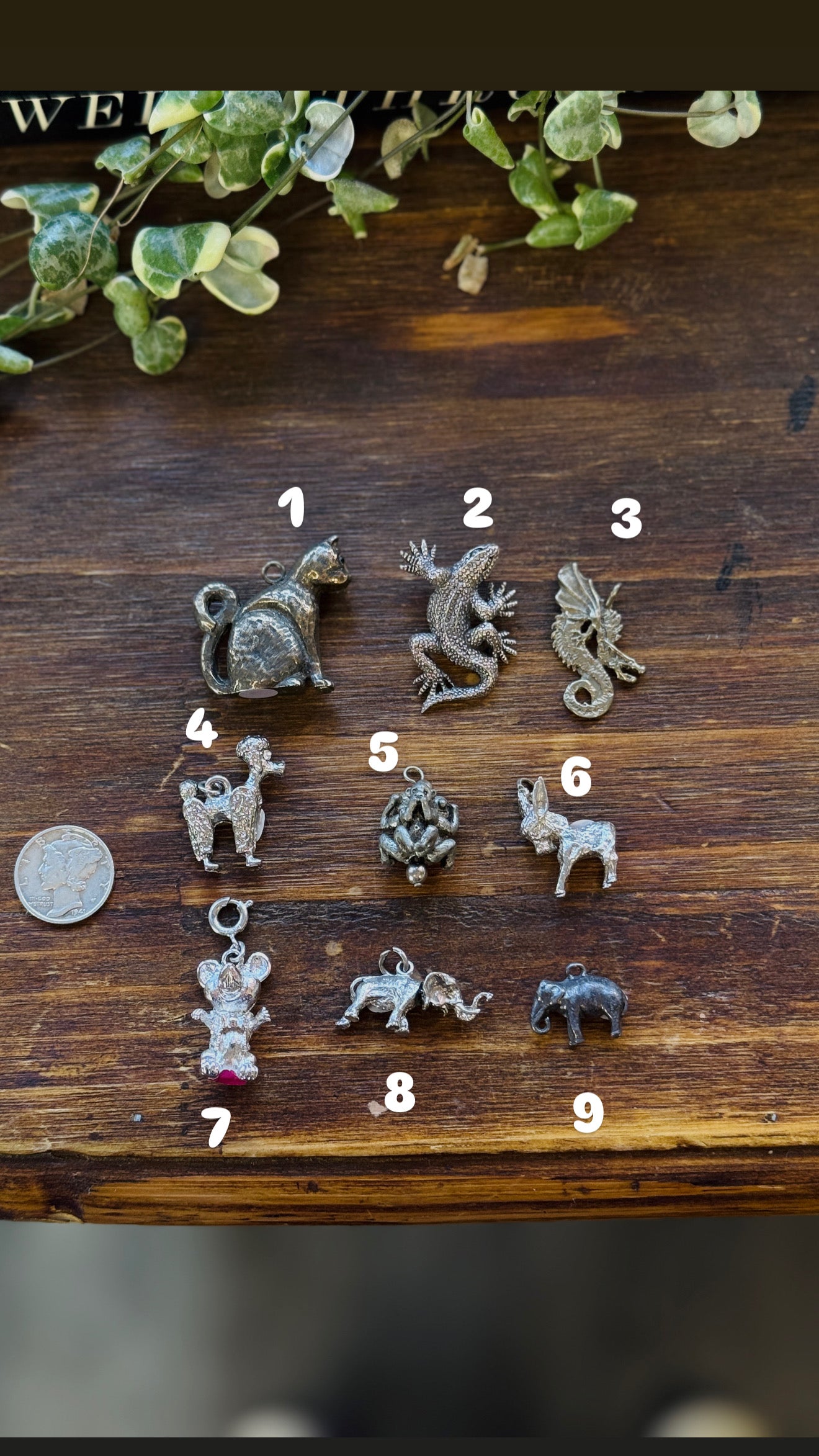 Vintage Animal Charms