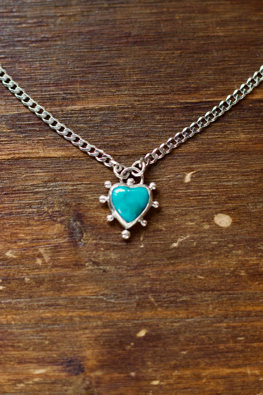 Turquoise Studded Heart