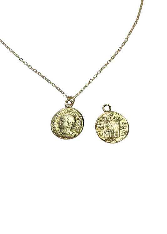 Constantine II Camp Gate Coin Charm