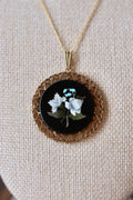 Rare 1980s inlay Kabana Gold Vermeil