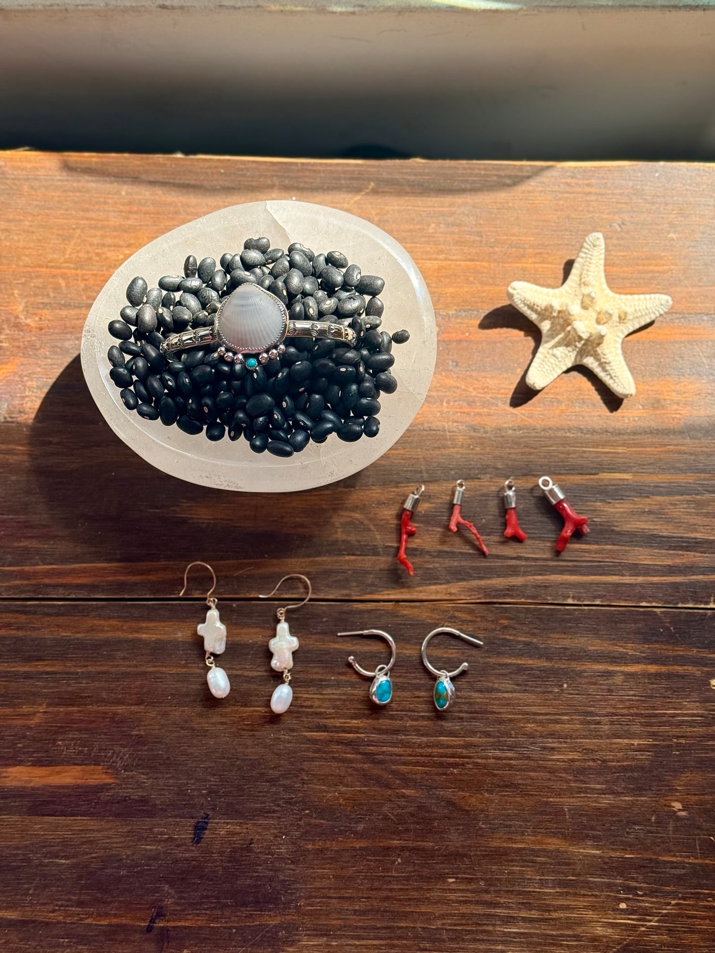 Italian Coral Charms