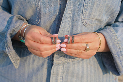 Wild Rose Hoops
