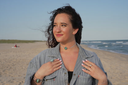 Turquoise Rays Choker