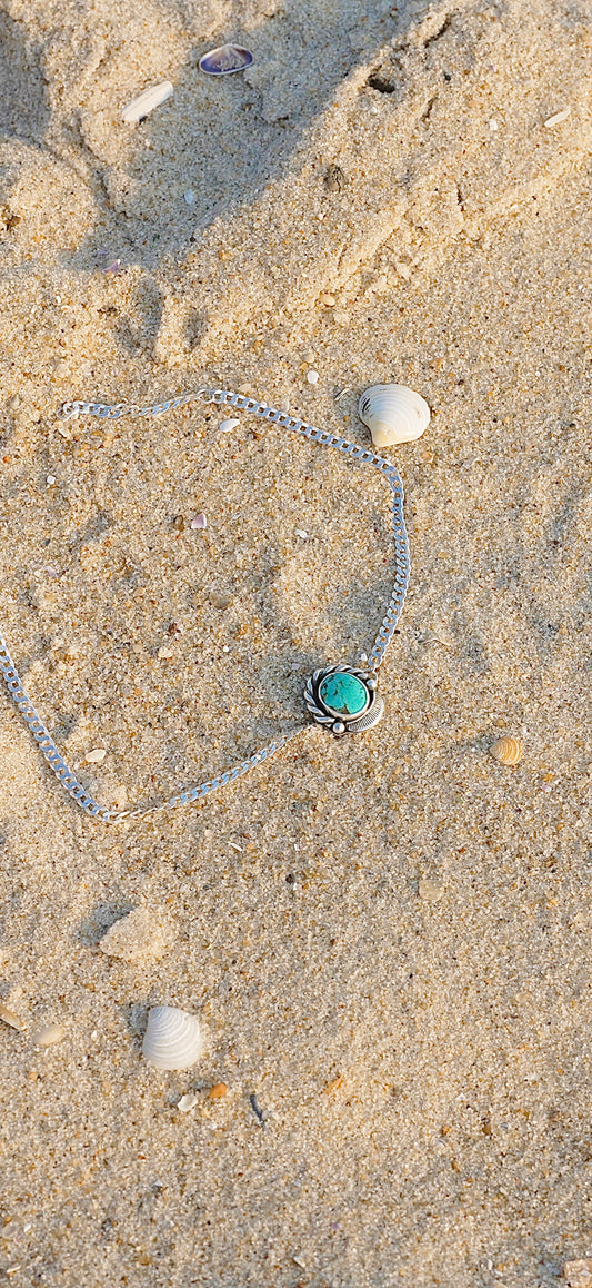 Turquoise Rays Choker