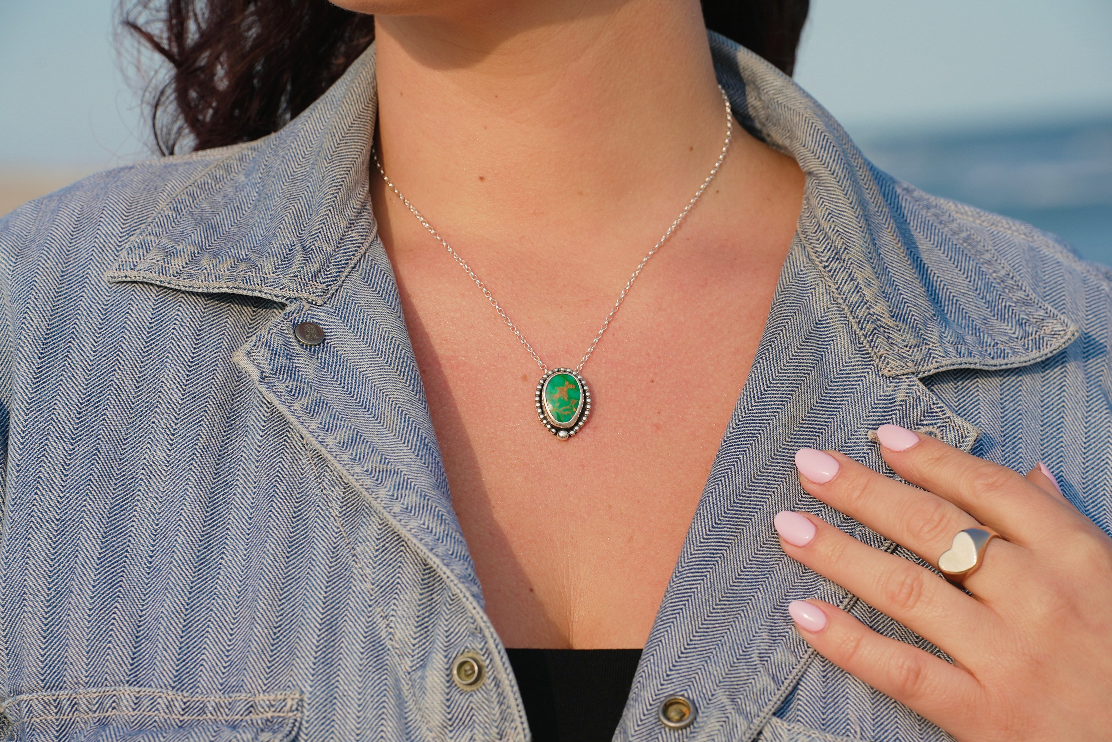 Everyday Green Turquoise Necklace