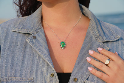 Everyday Green Turquoise Necklace
