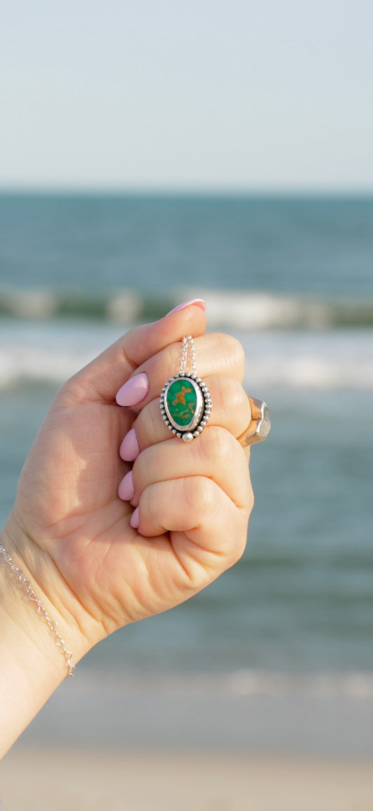 Everyday Green Turquoise Necklace