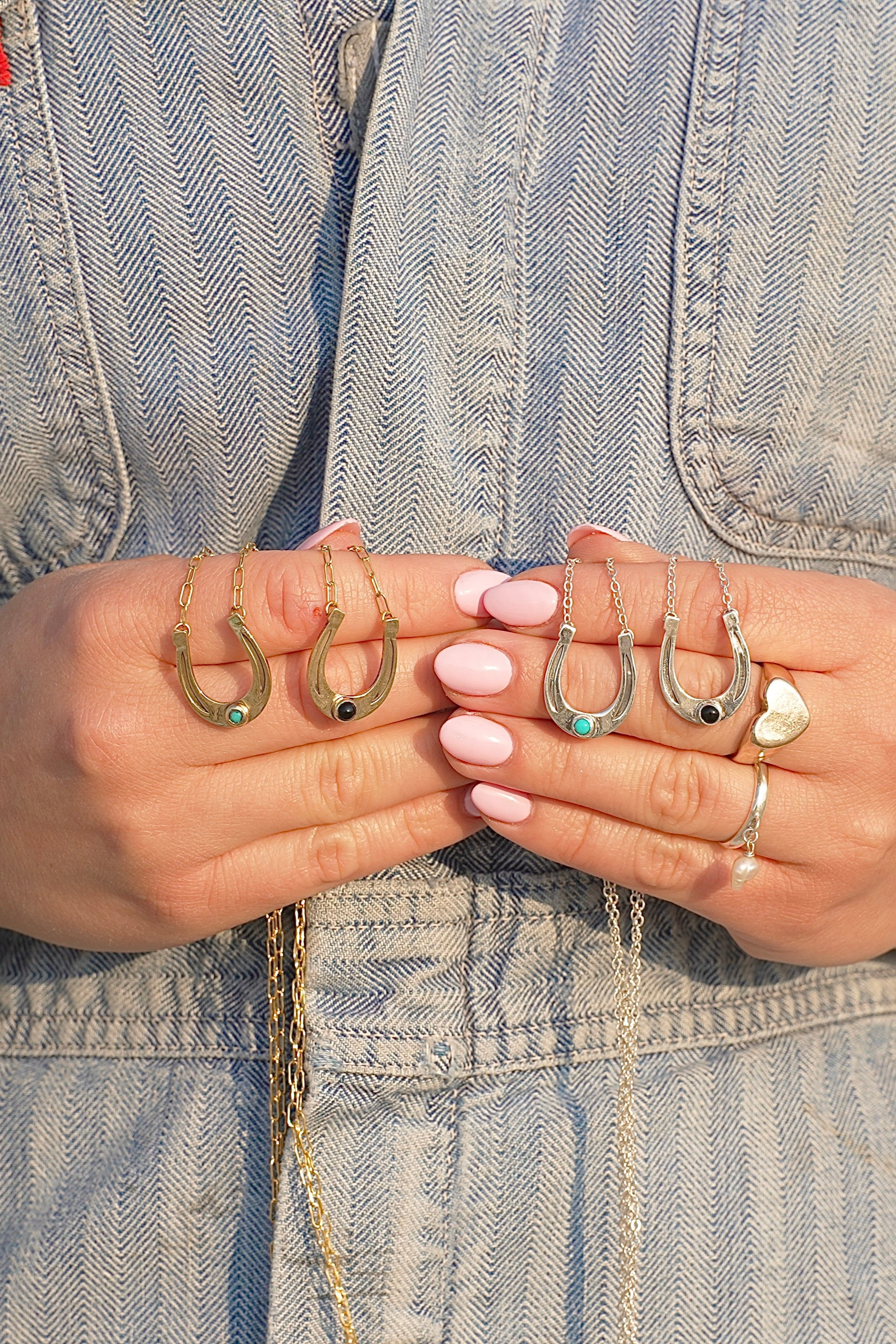 Jupiter Sky Horseshoe Necklace ℧