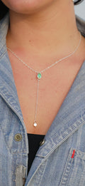 Land + Sea Lariat Necklace