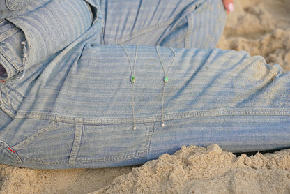 Land + Sea Lariat Necklace
