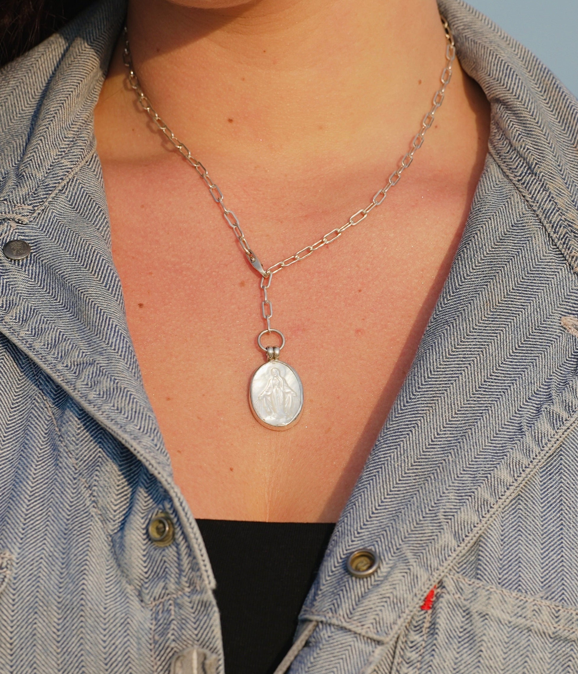 Mother of Pearl Blessed Mother