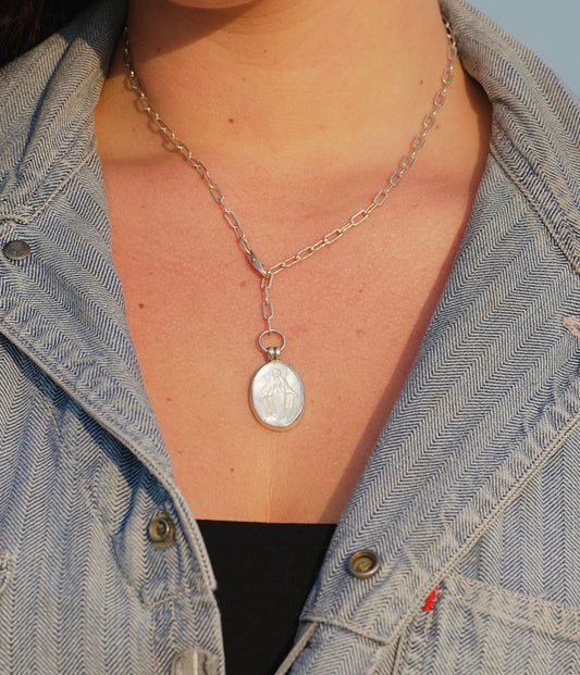 Mother of Pearl Blessed Mother