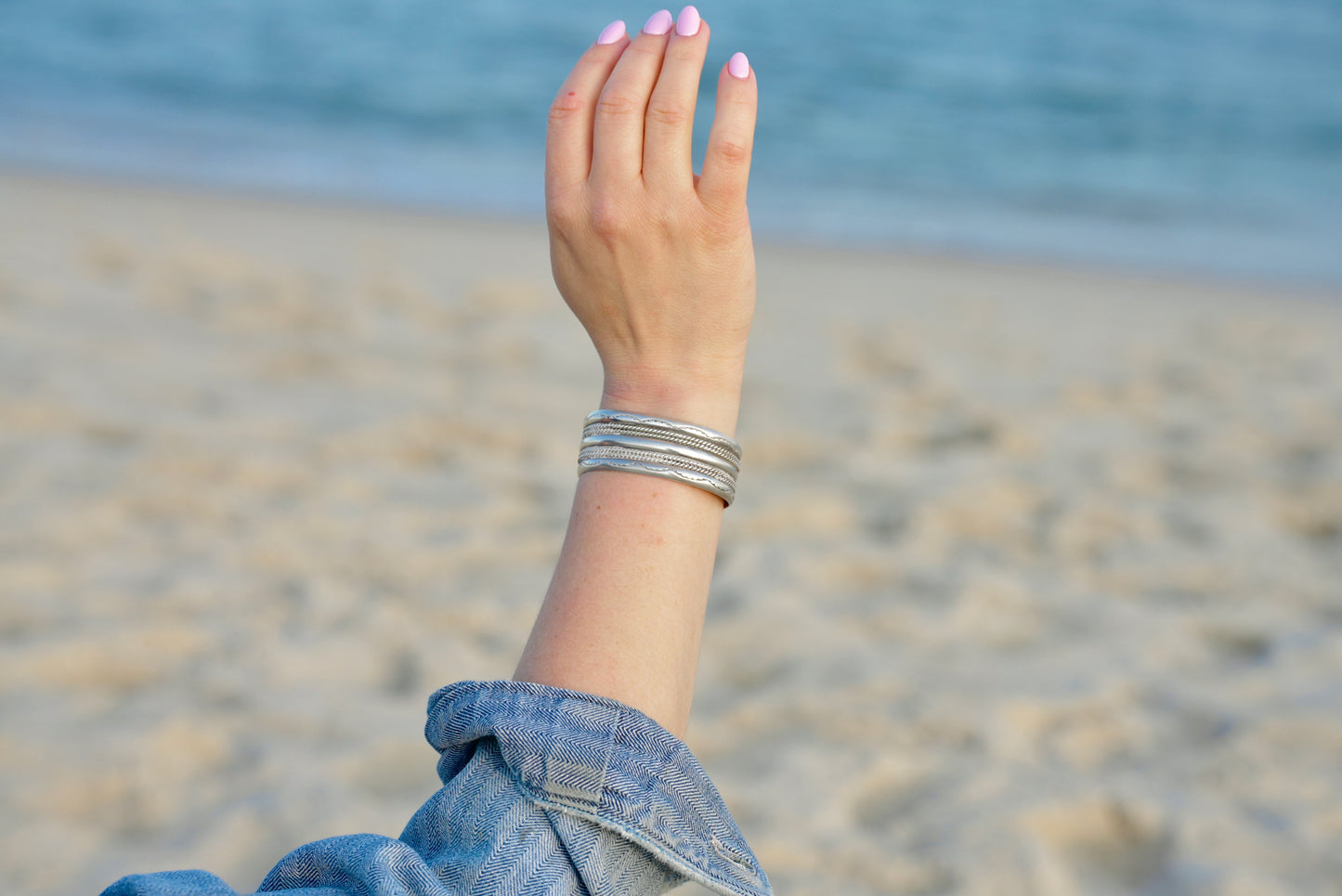 1980s Navajo Stamped Cuff