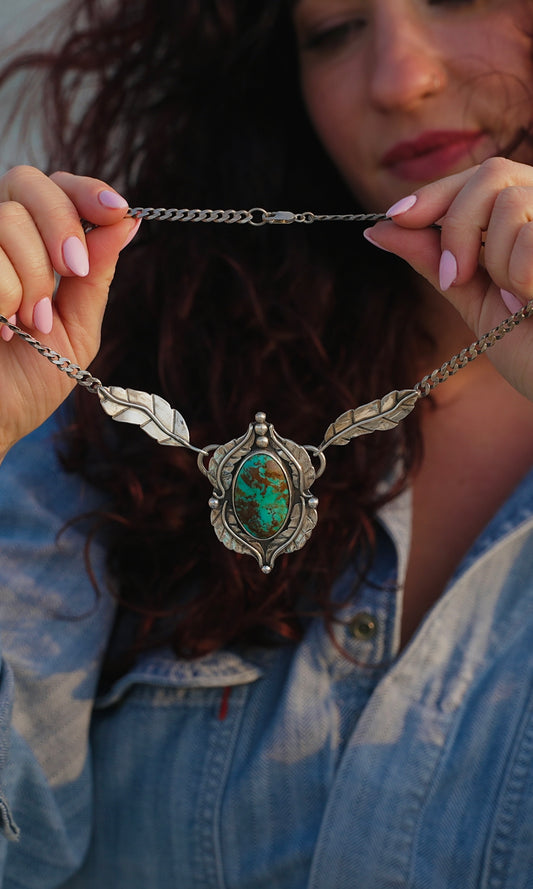 Rising Phoenix Leafy Talisman