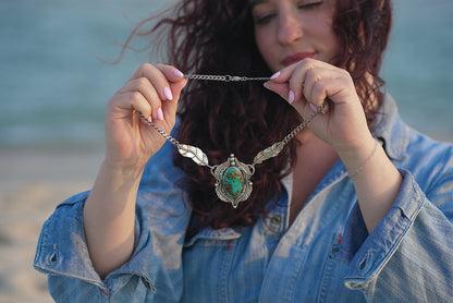 Rising Phoenix Leafy Talisman