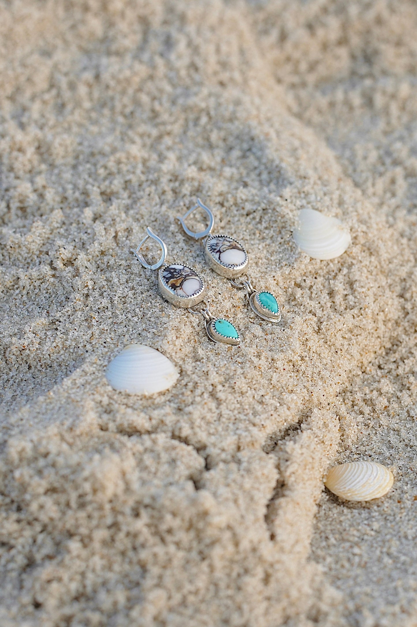 Wild Horse + Kingman Turquoise Earrings