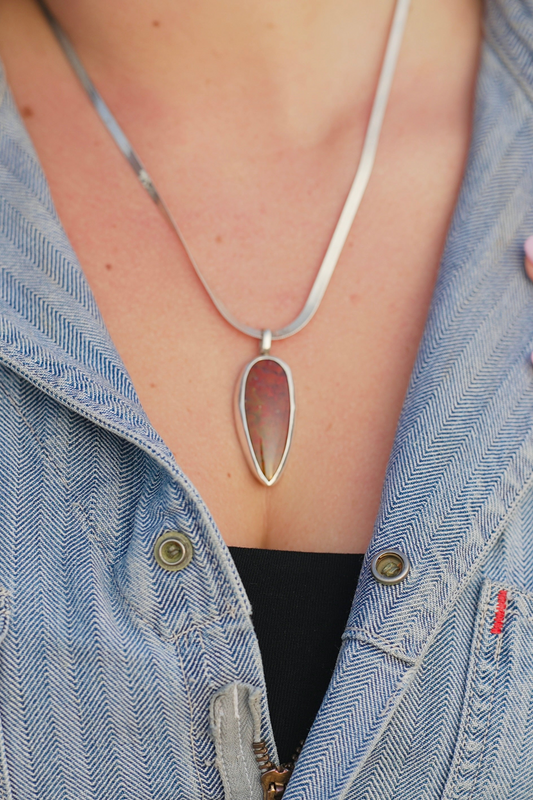 Arizona Bloody Basin Plume Necklace