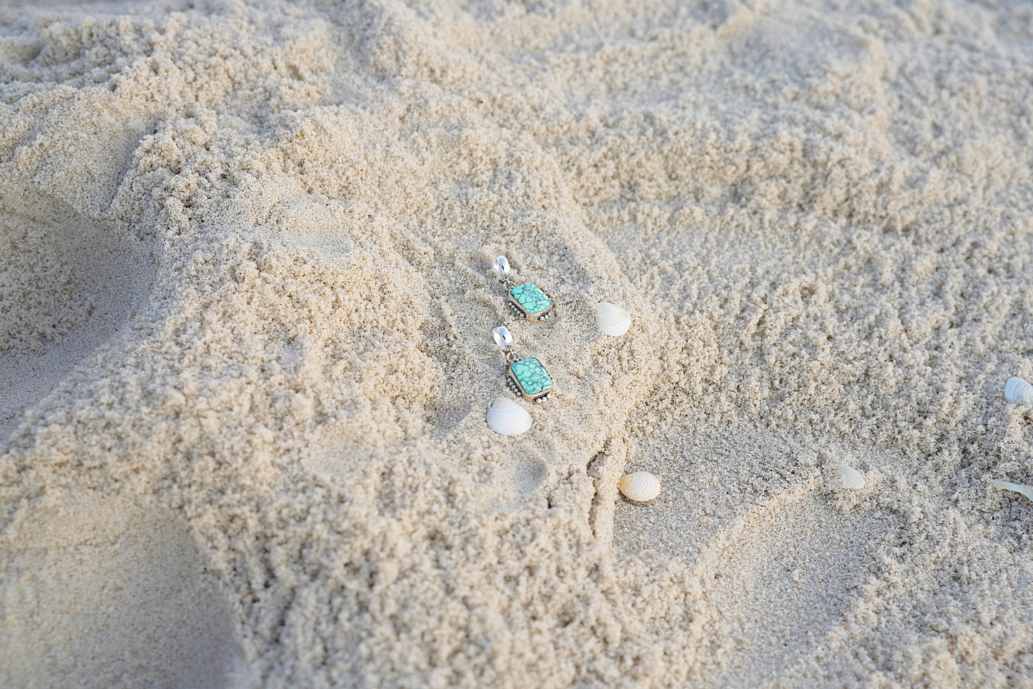 Desert Bloom Variscite Earrings