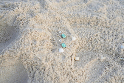 Desert Bloom Variscite Earrings