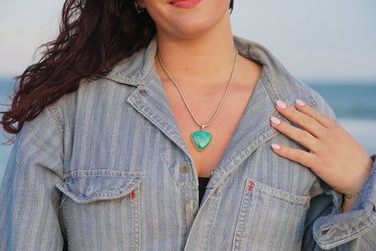 Shattuckite Bloom  Necklace