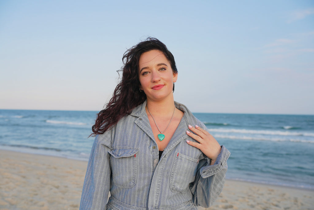 Shattuckite Bloom  Necklace