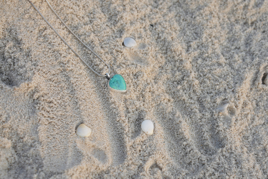 Shattuckite Bloom  Necklace