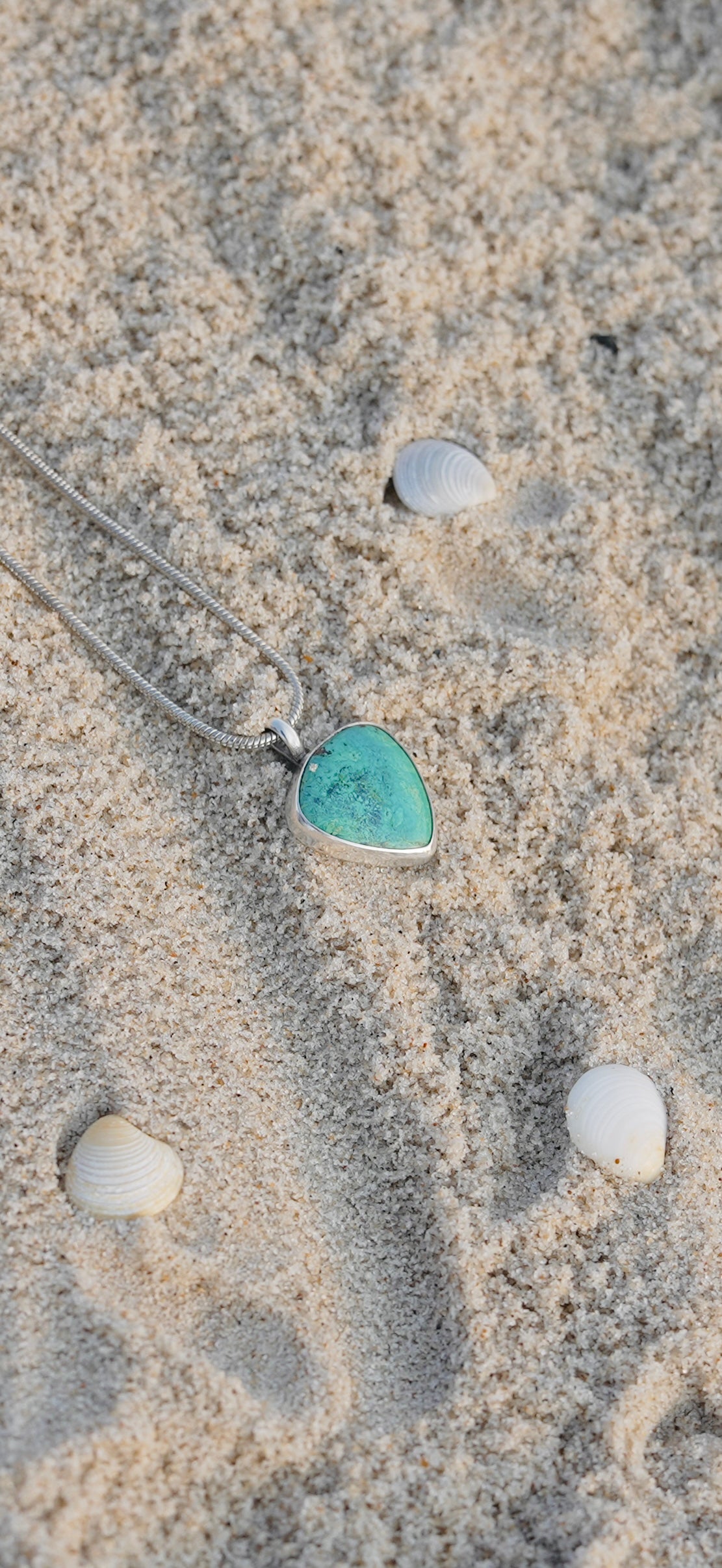 Shattuckite Bloom  Necklace