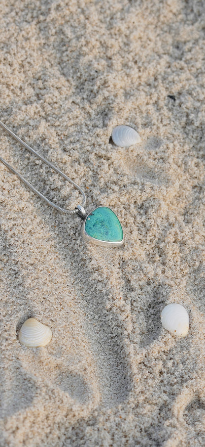 Shattuckite Bloom  Necklace