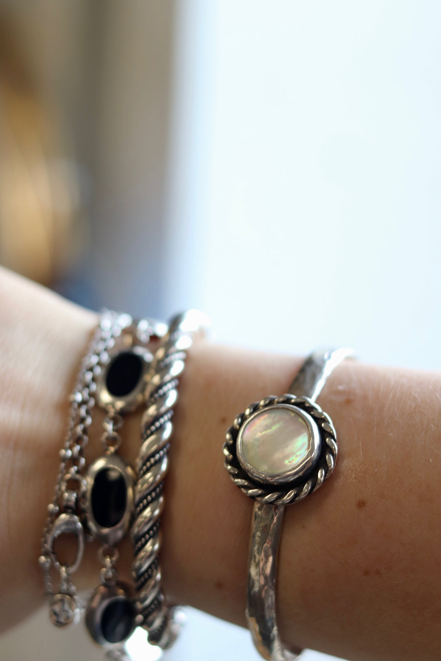 Mother of pearl cuff ￼