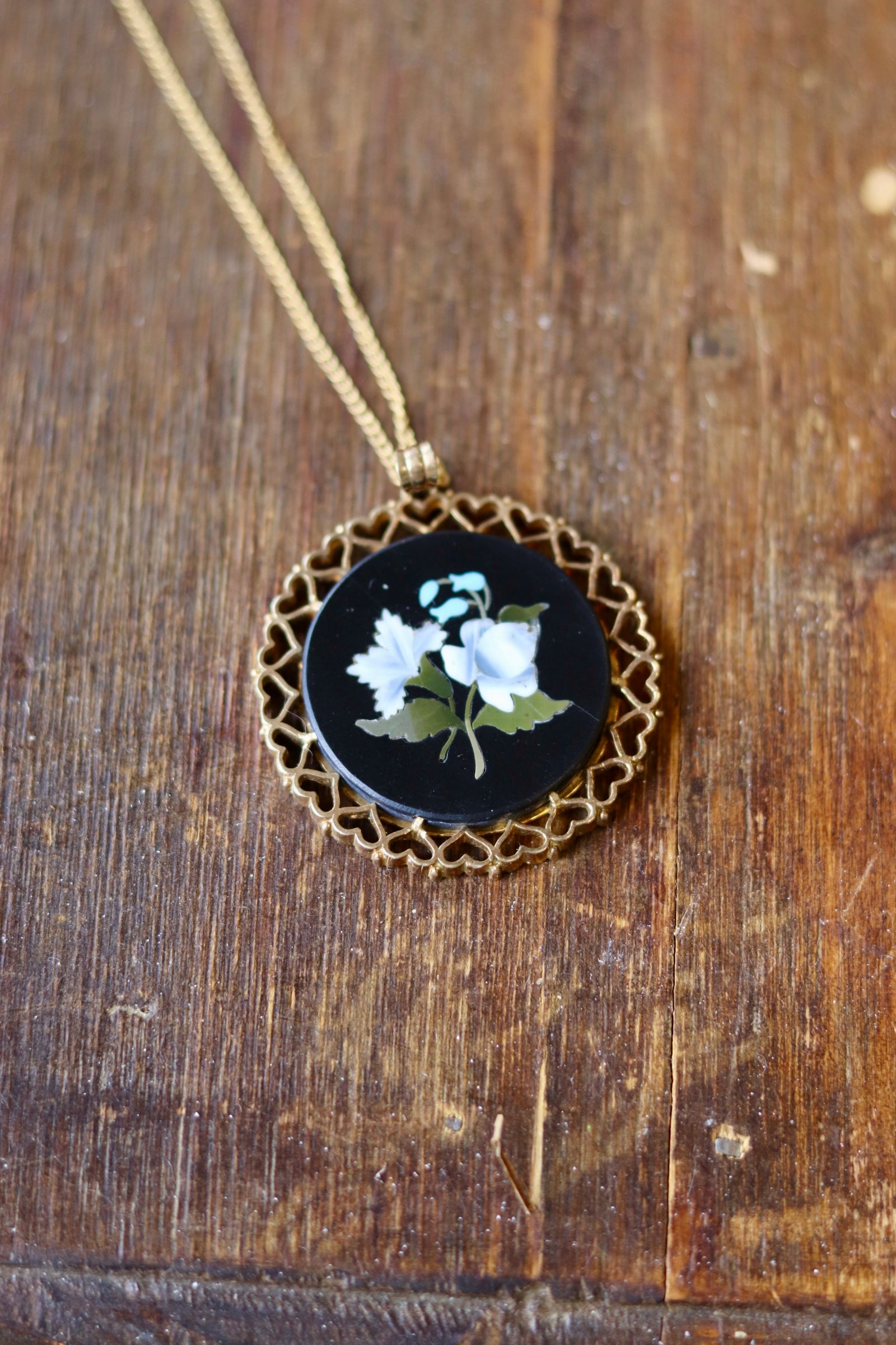 Rare 1980s inlay Kabana Gold Vermeil