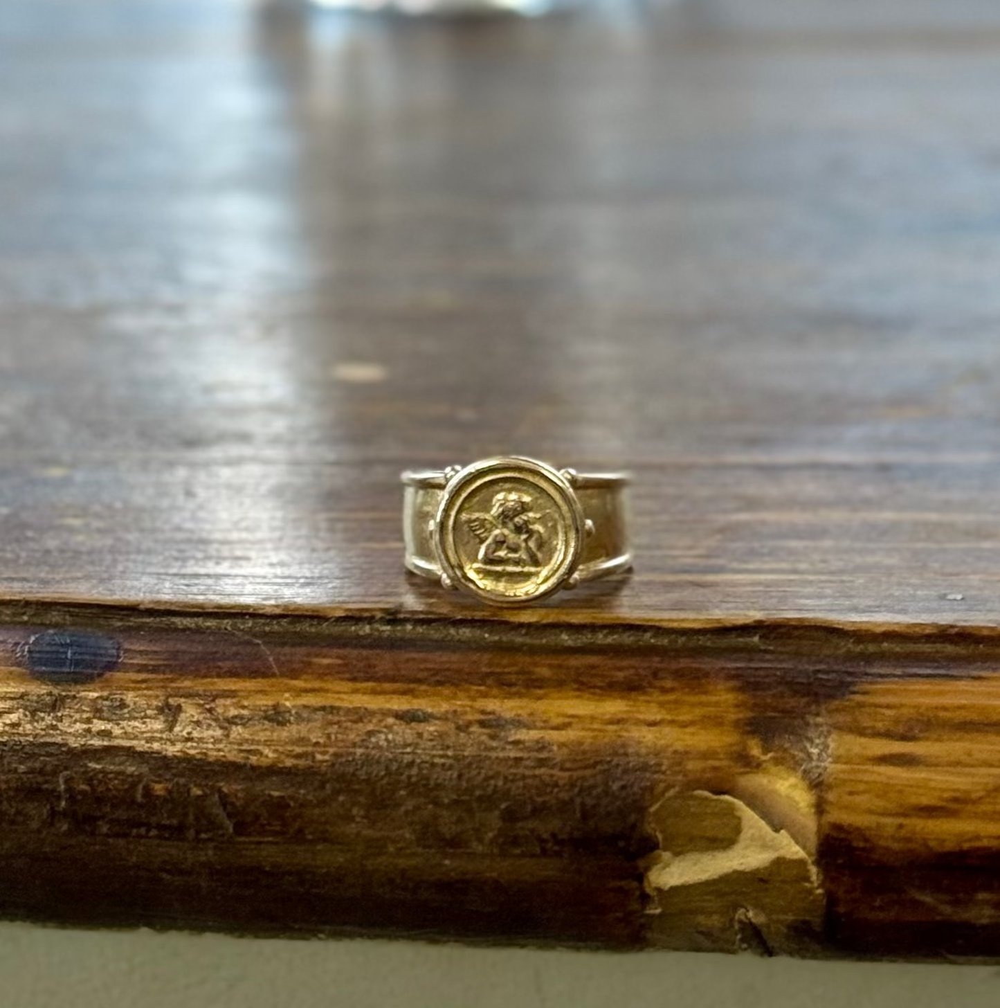 Vintage Revival Cherub Rings • Brass • Made to order