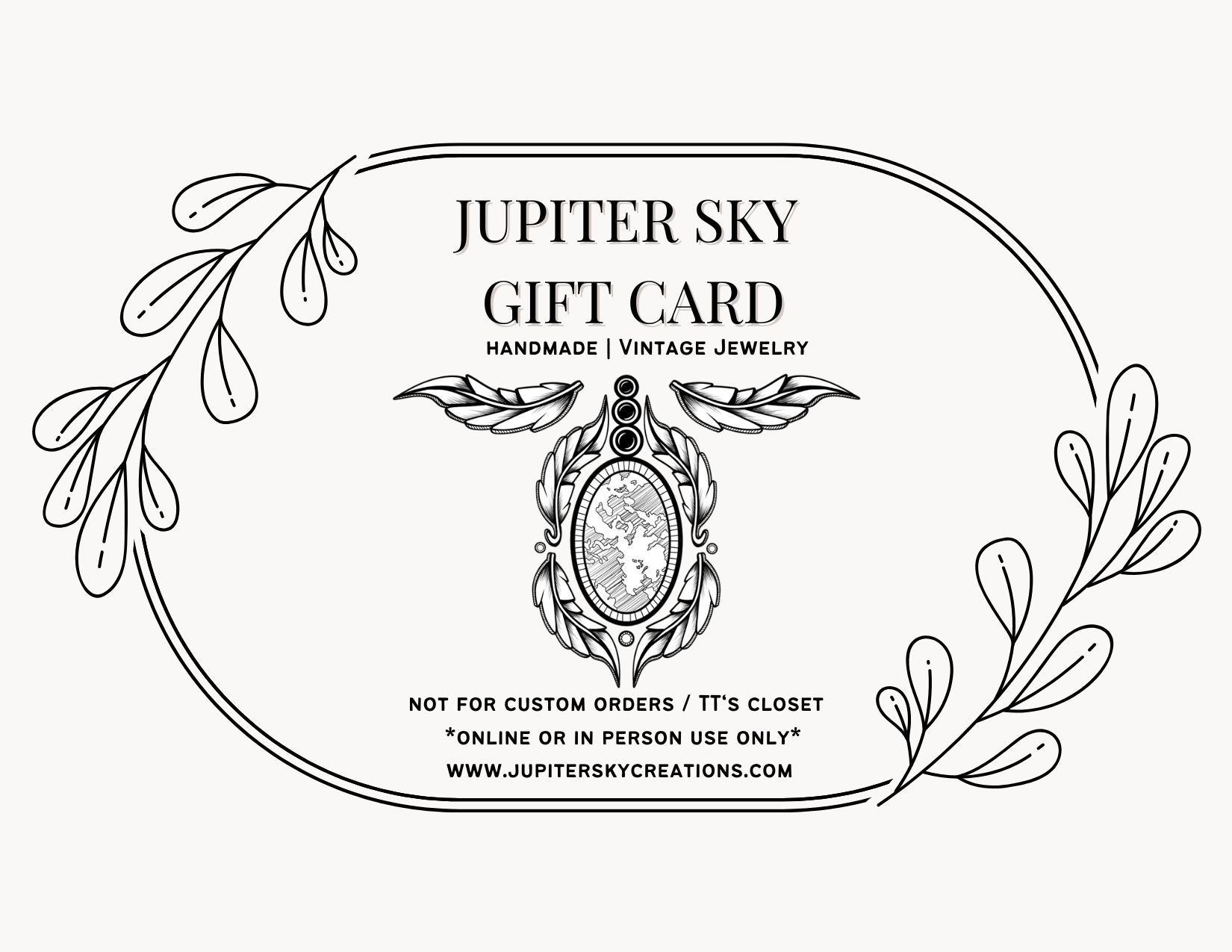 Jupiter Sky Gift Cards