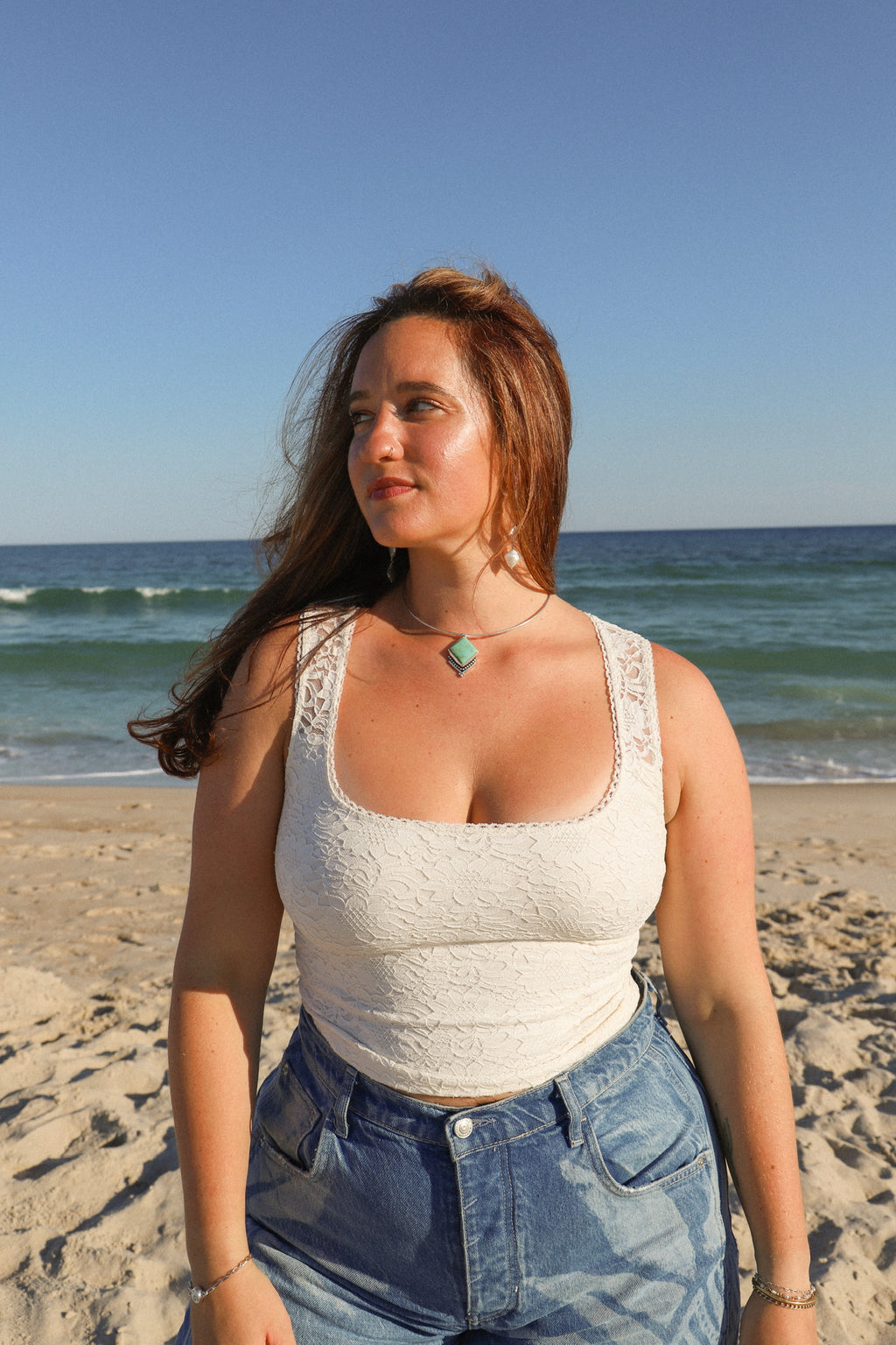 #8 turquoise Choker