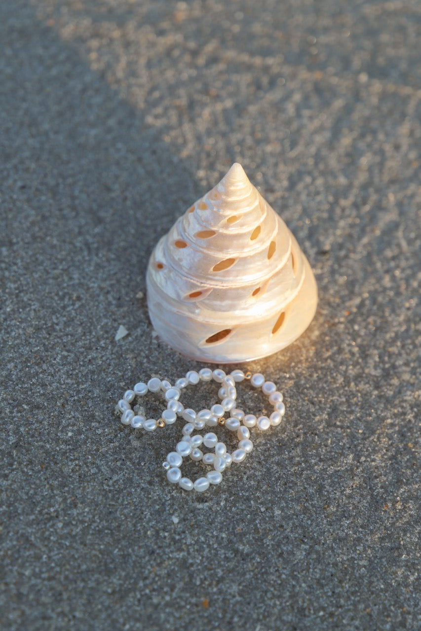 Beaded Fresh Water Pearl Ring