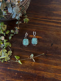 Desert Bloom Variscite Earrings