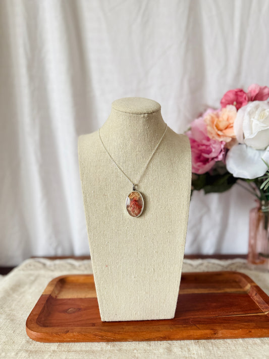 Regency Rose Heart Necklace