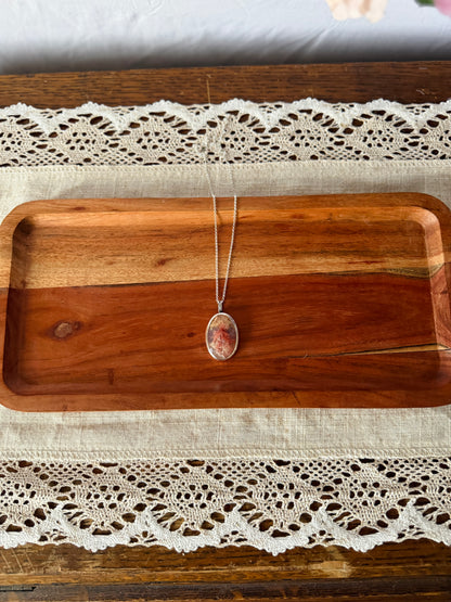 Regency Rose Heart Necklace