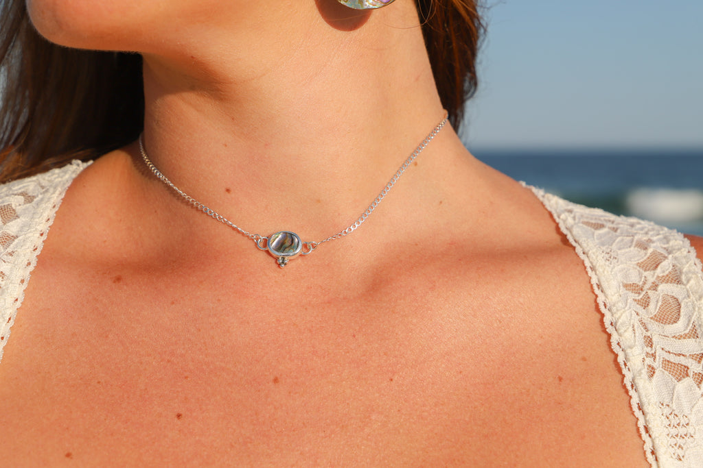 Abalone Shell Chokers