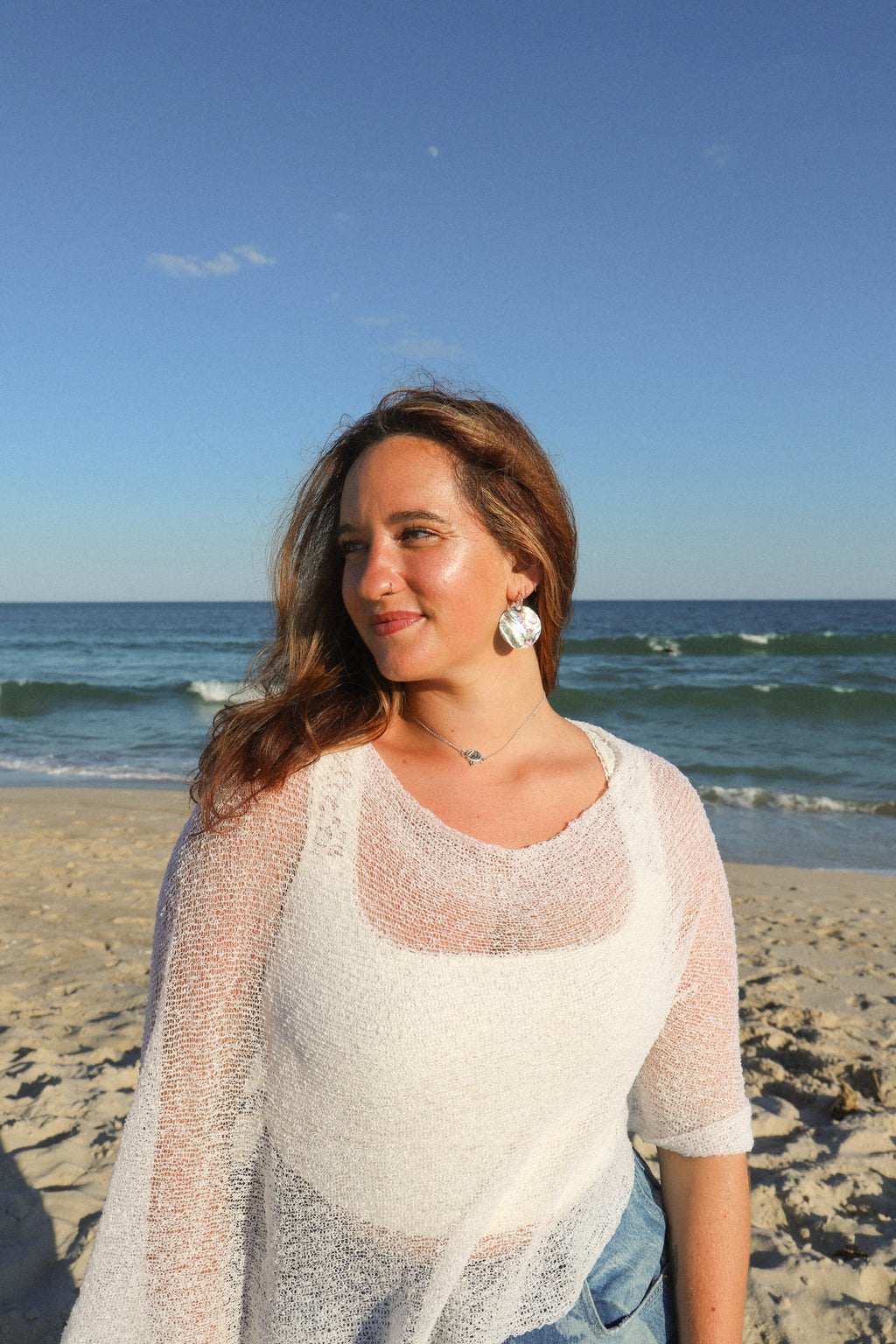 Abalone shell earrings