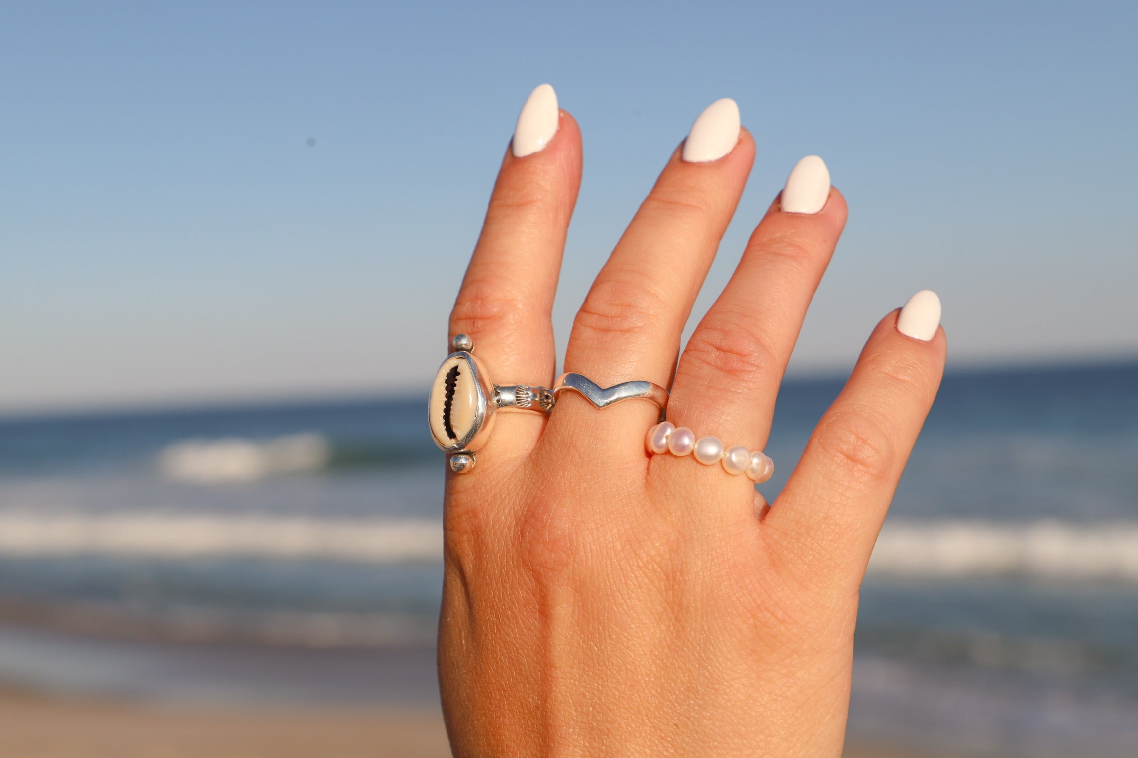 Beaded Fresh Water Pearl Ring