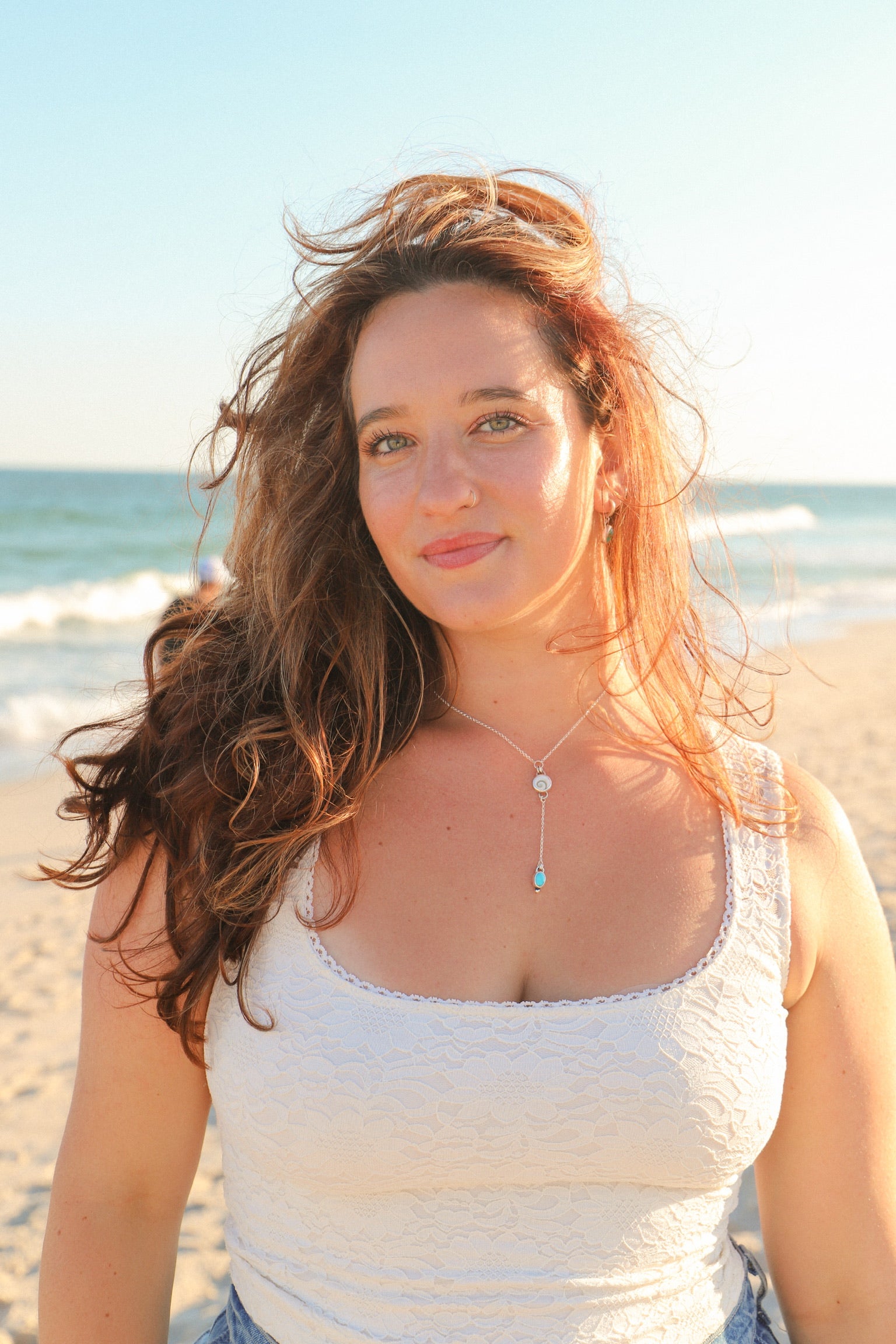 Shiva + turquoise lariat
