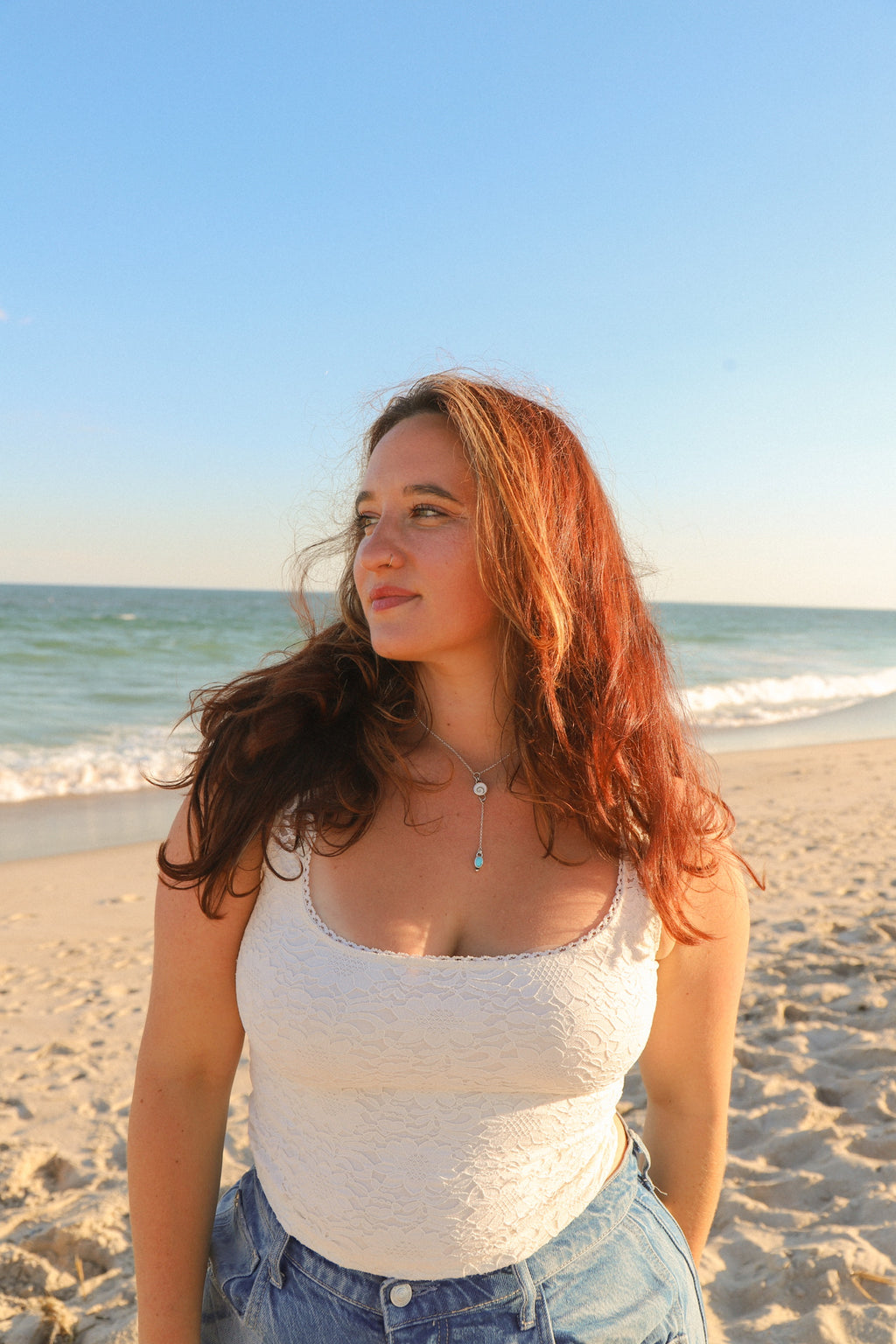 Shiva + turquoise lariat