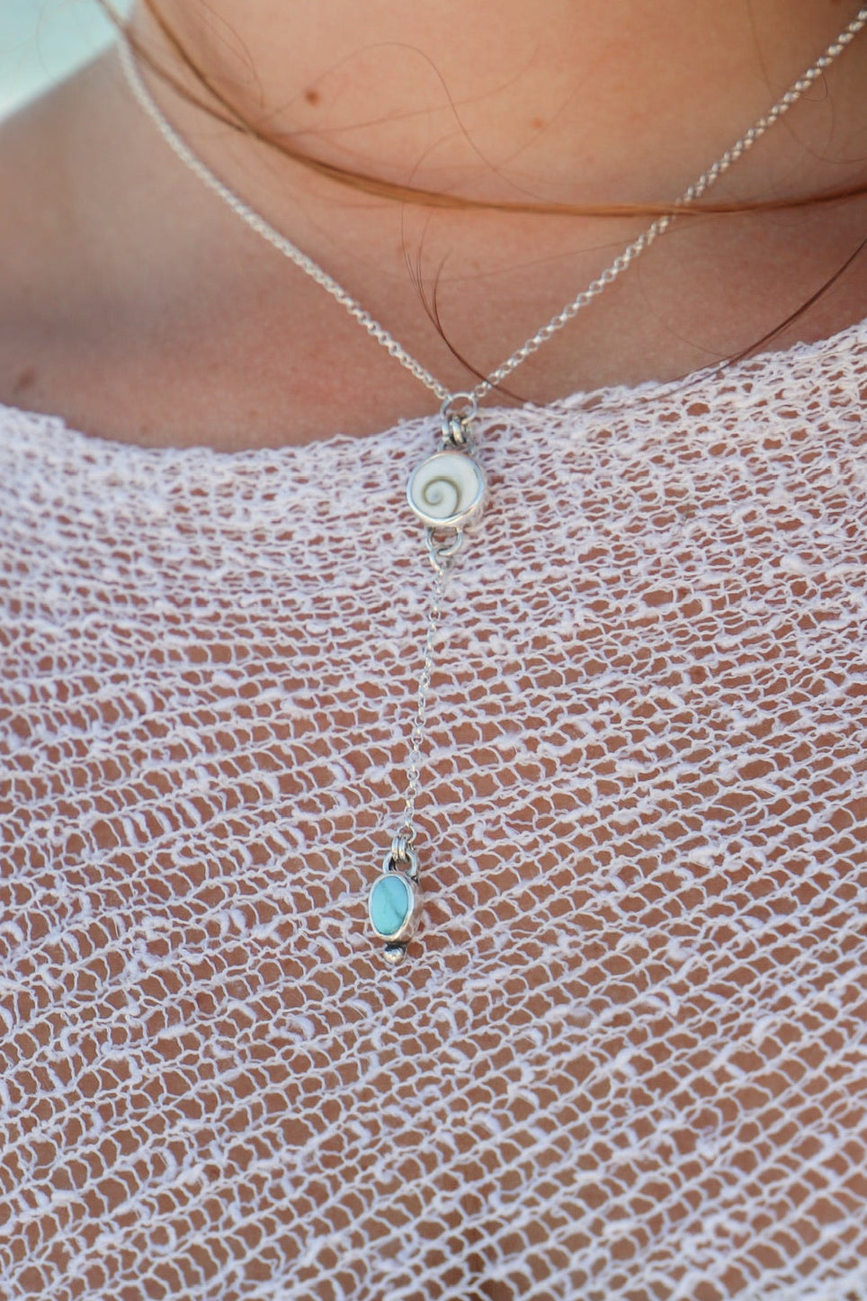 Shiva + turquoise lariat