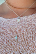 Shiva + turquoise lariat
