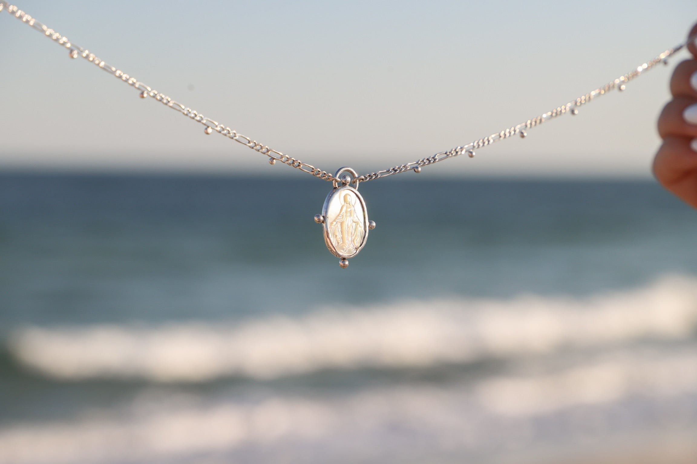 Blessed Mother Pearl Necklace
