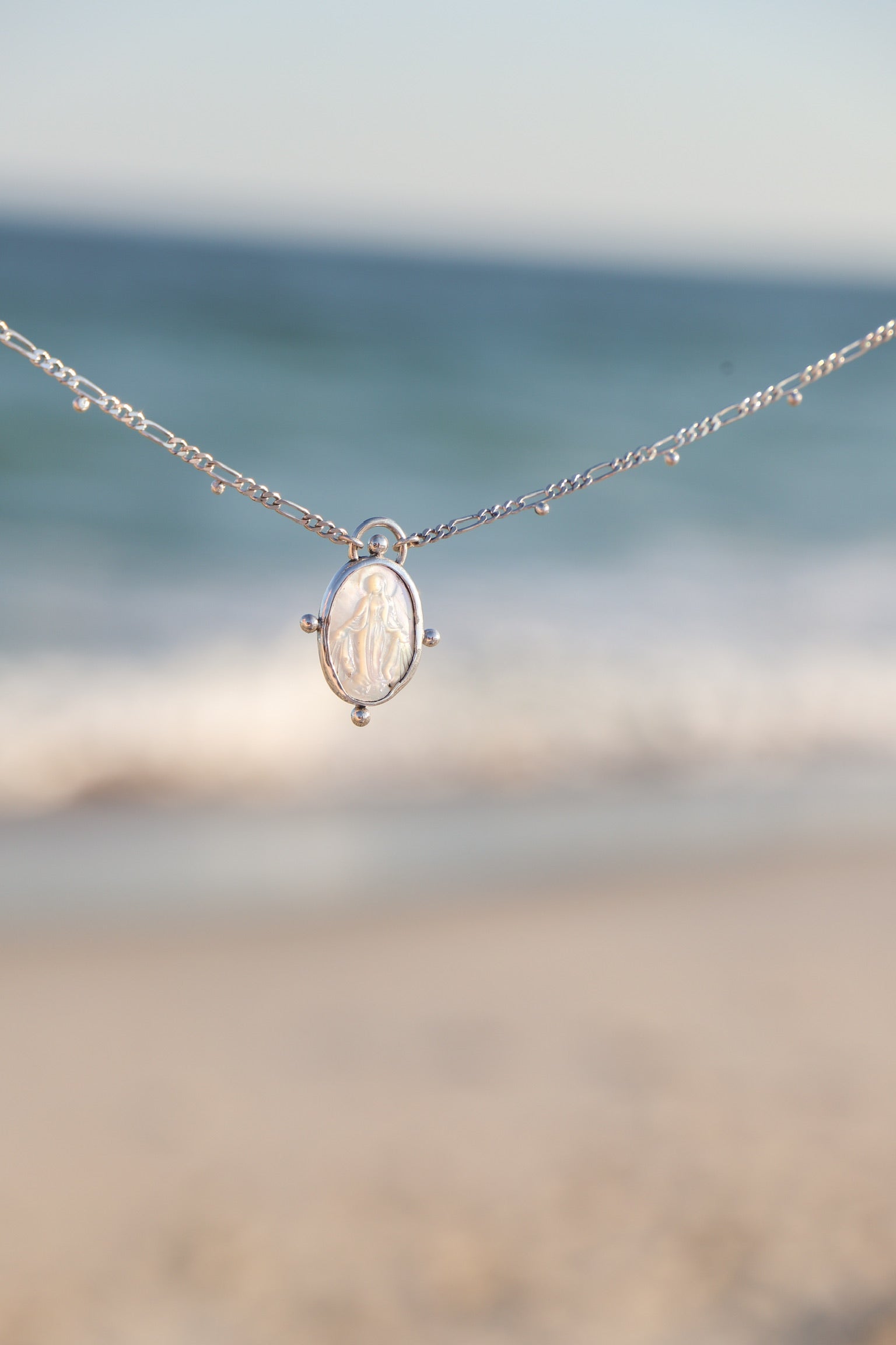Blessed Mother Pearl Necklace