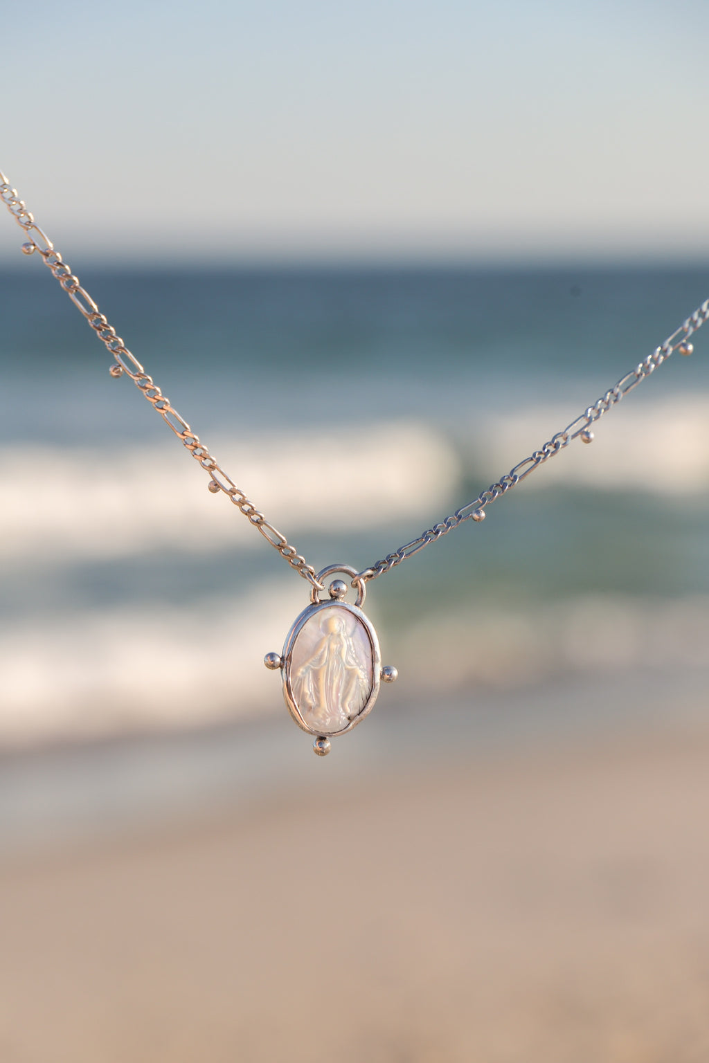 Blessed Mother Pearl Necklace