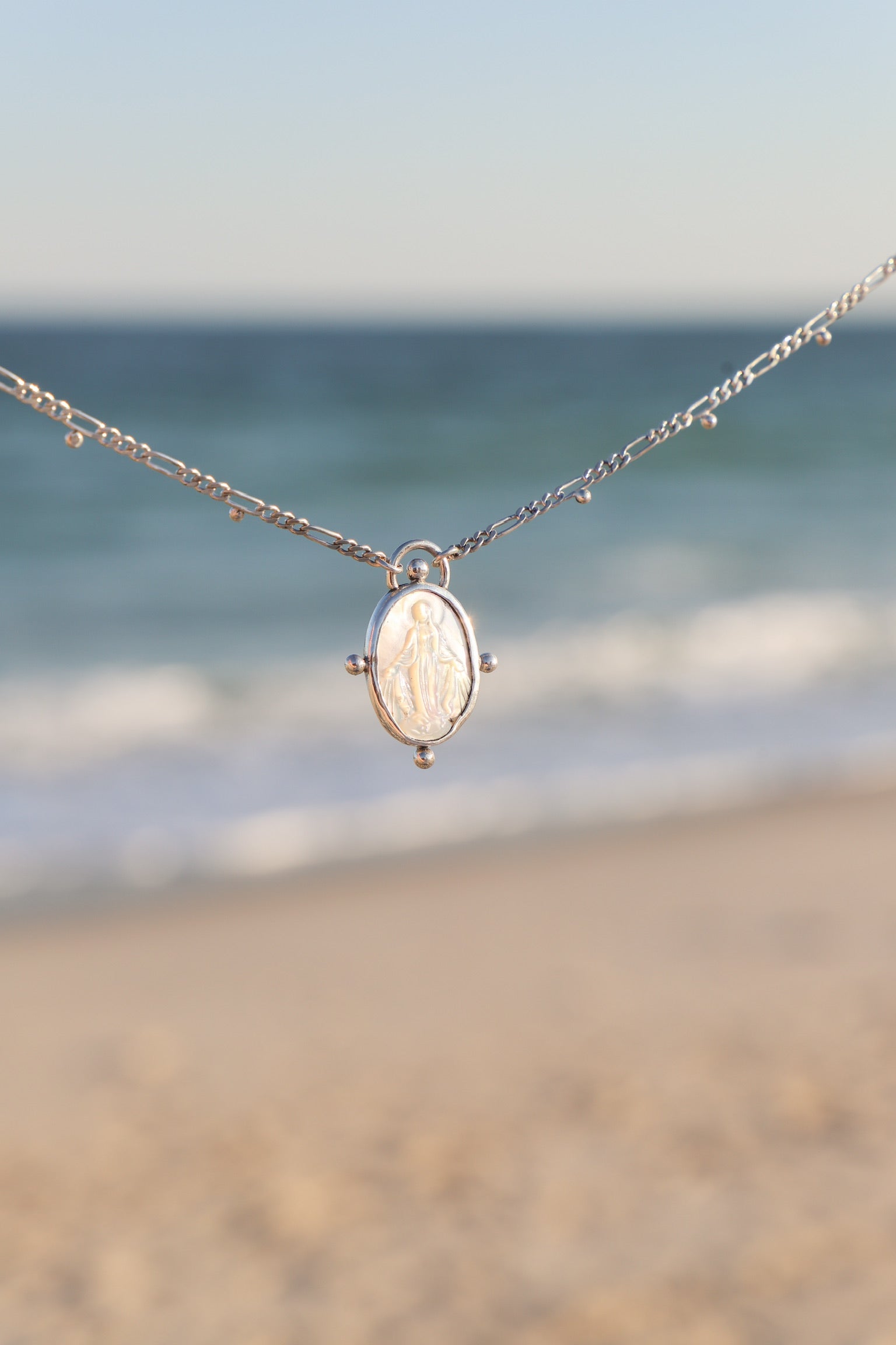 Blessed Mother Pearl Necklace