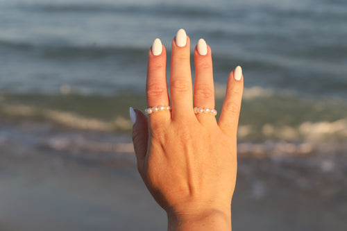 Beaded Fresh Water Pearl Ring