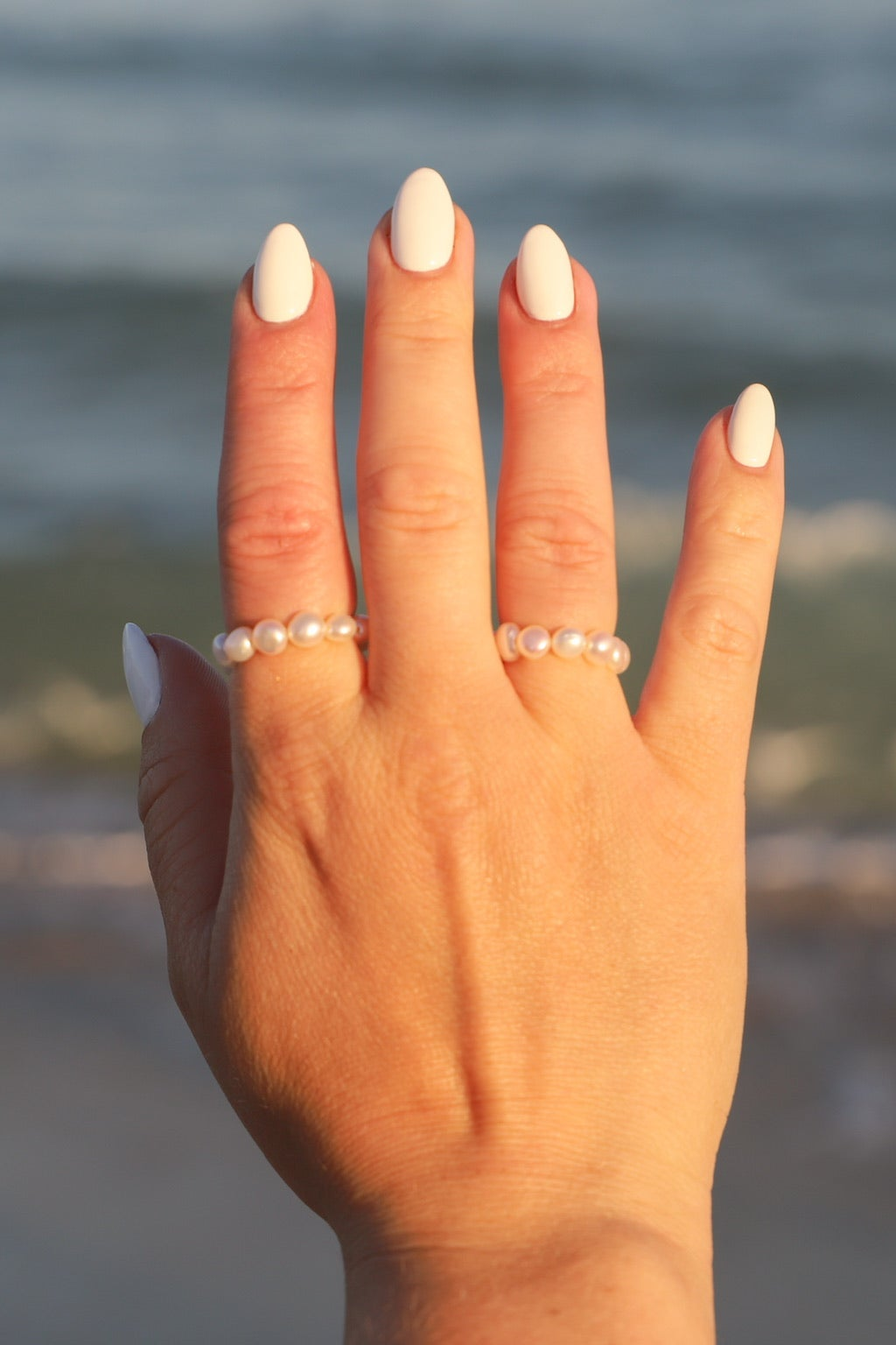 Beaded Fresh Water Pearl Ring